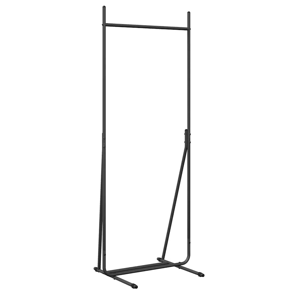 حامل ملابس أسود 62×48×158 سم من الفولاذ