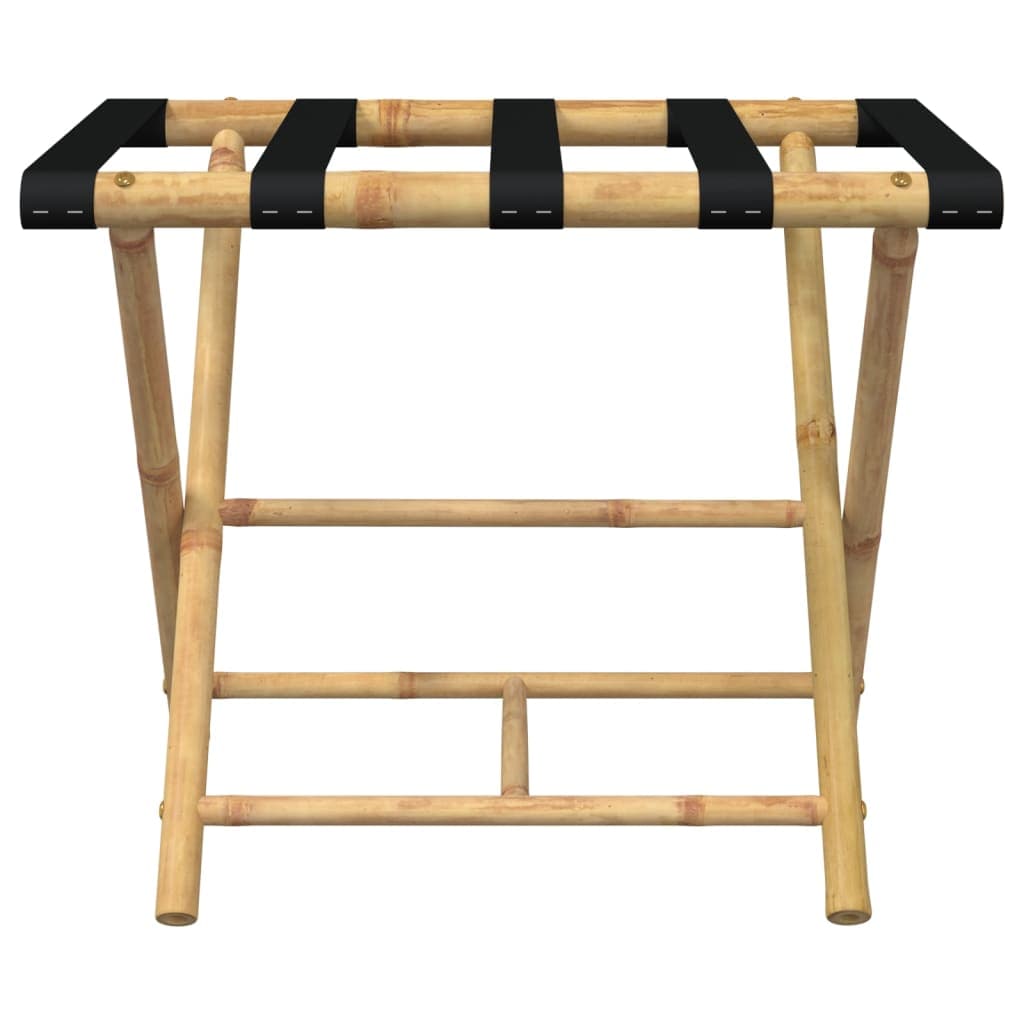Faltbarer Gepäckständer Bambus 62x42x50,5 cm