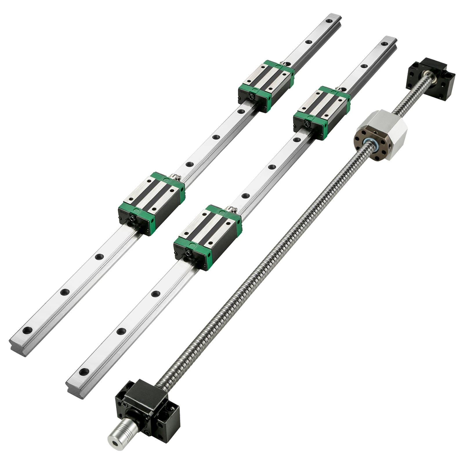 Set guide lineari HGR20 1000 mm con vite a ricircolo di sfere RM1605