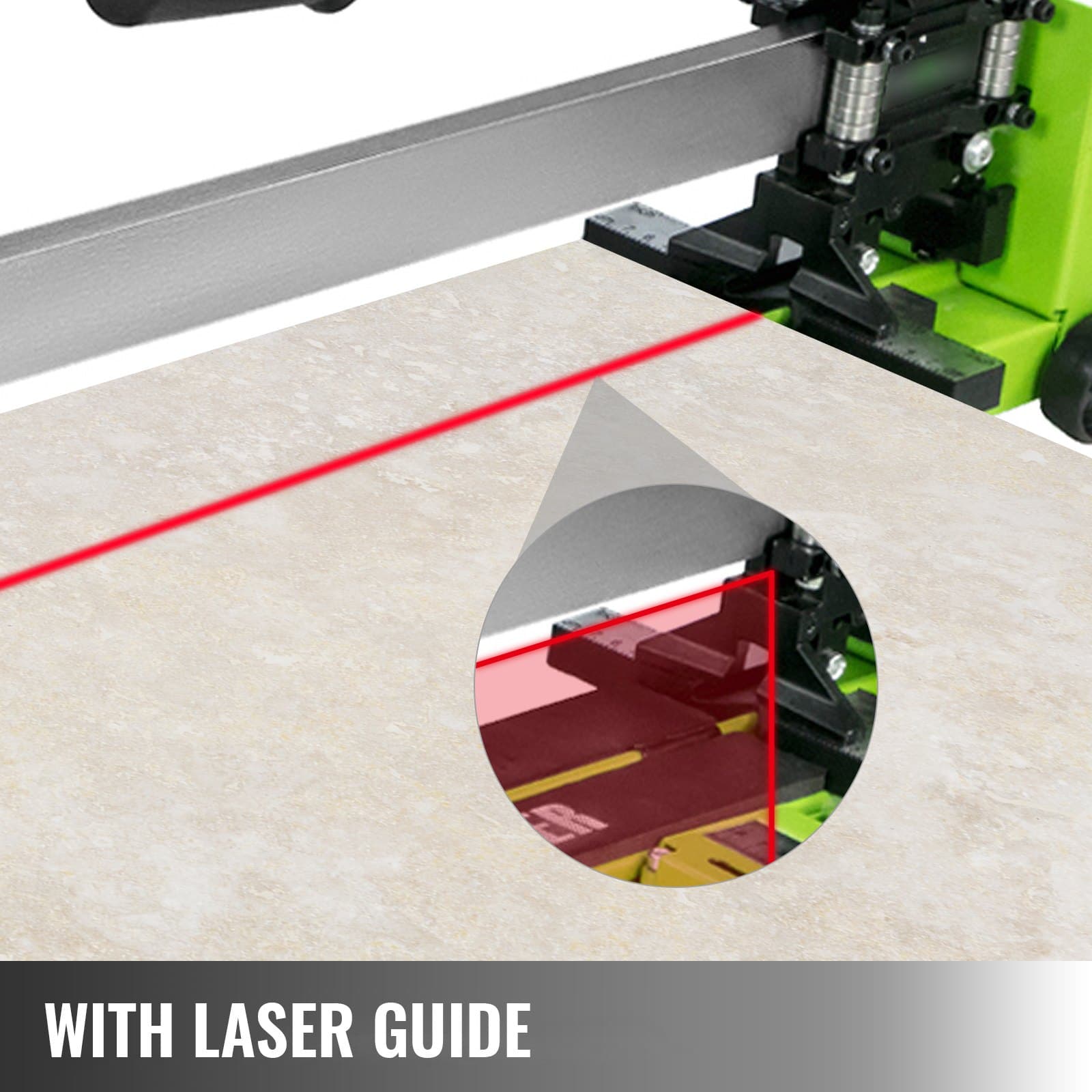 Präzisions-Fliesenschneider mit Infrarot-Laser für Keramikfliesen