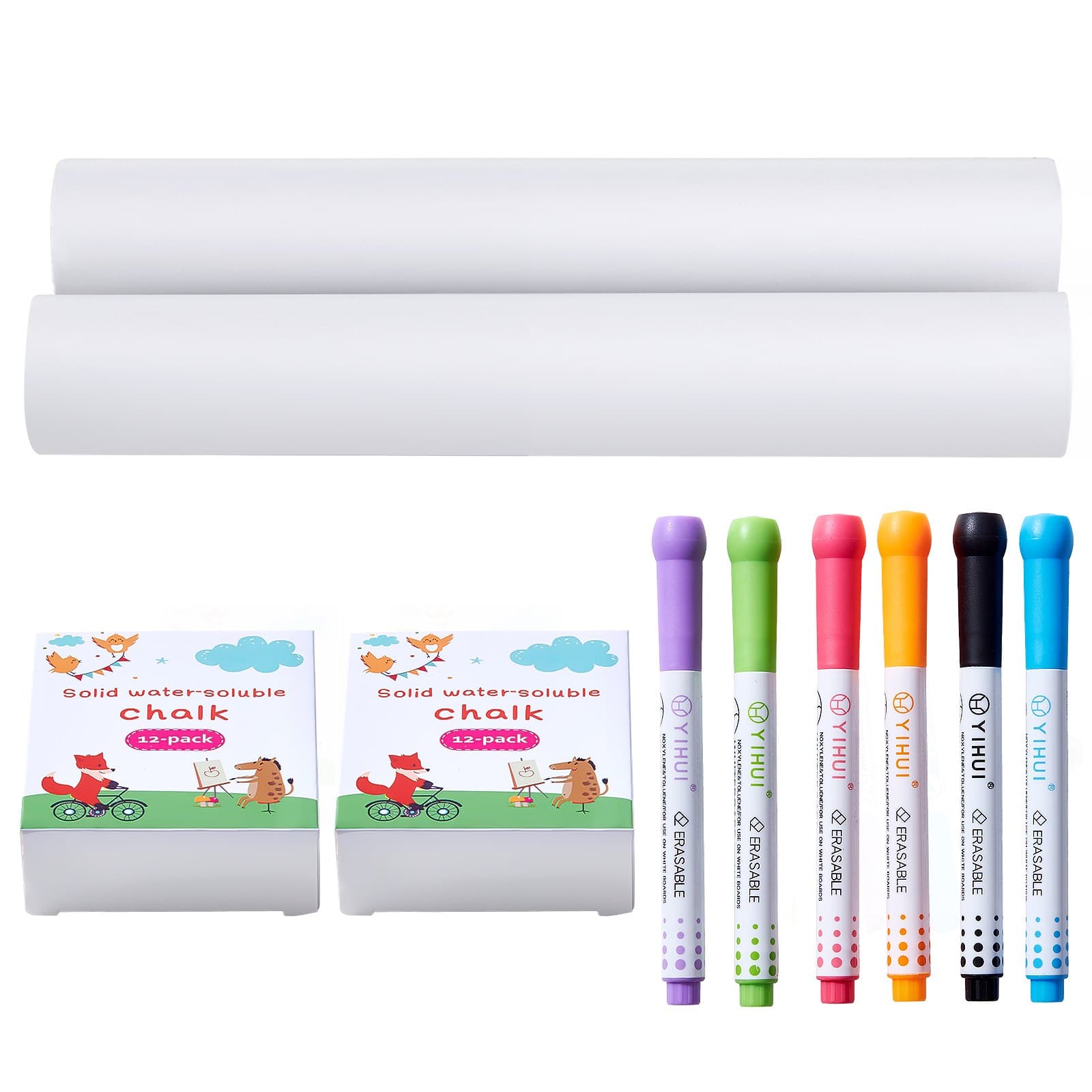 Kinder Tafel Zubehörset 32-teilig mit Kreide