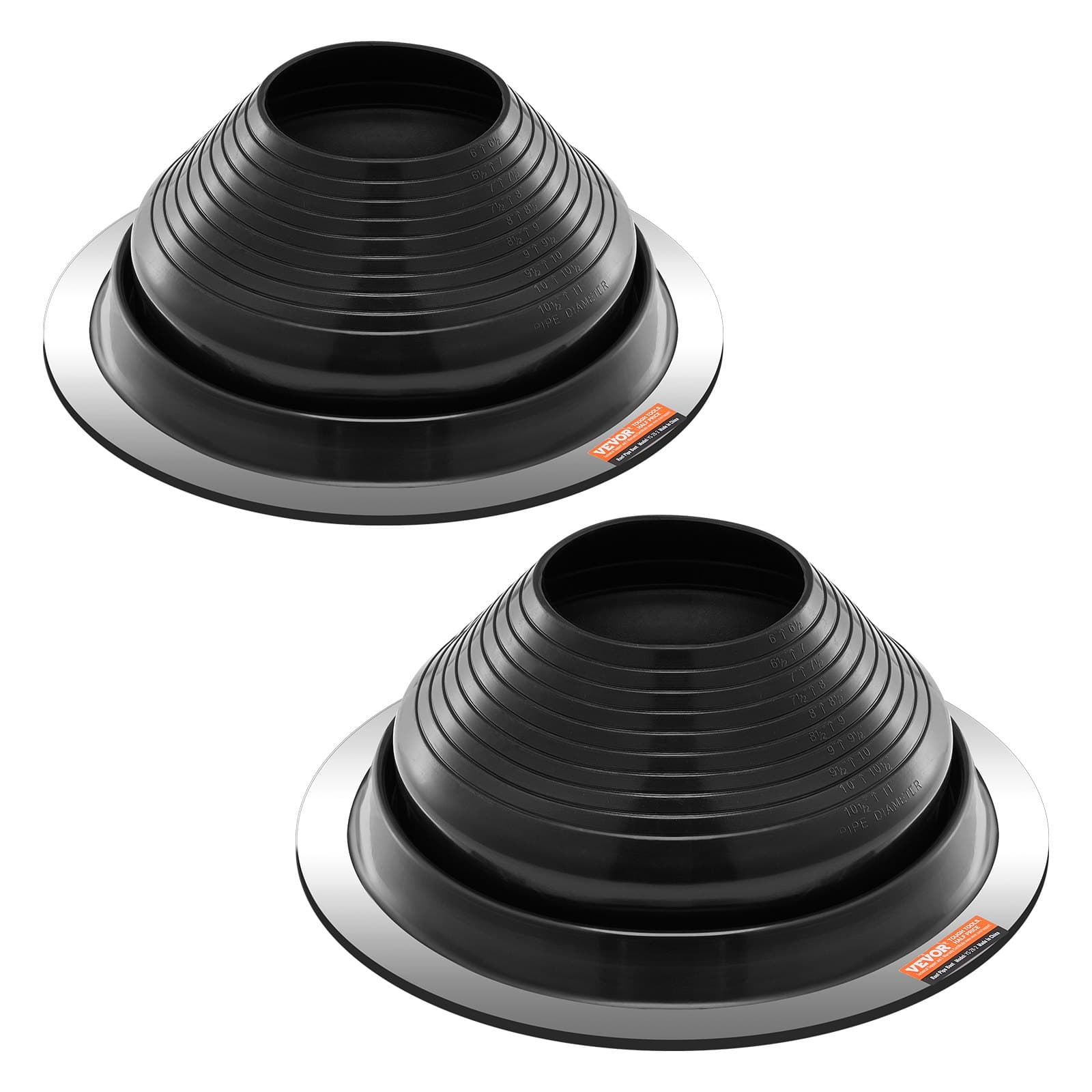 2er-Set Rohrmanschette, 150 bis 280 mm, EDPM-Dachdurchführung