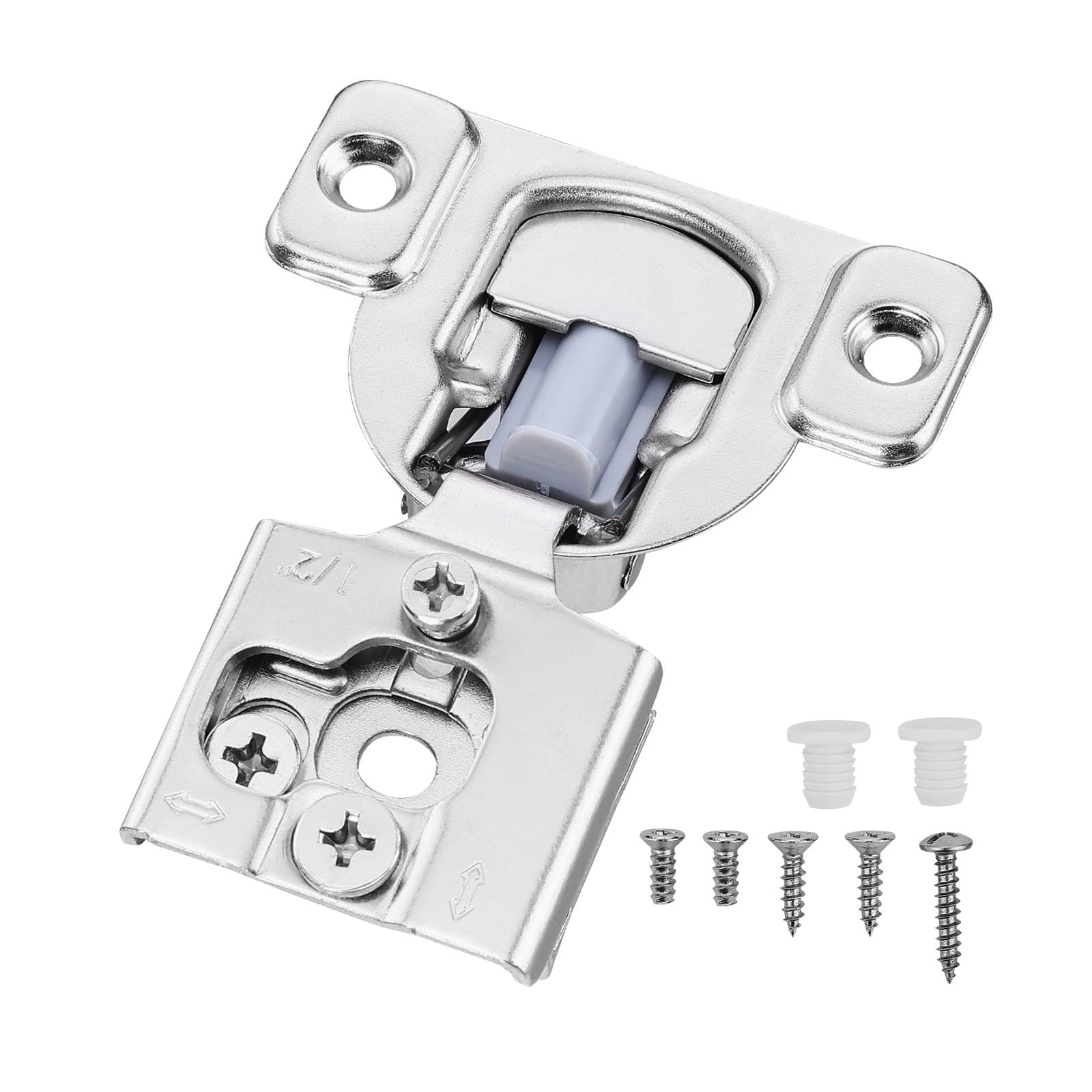 Cerniere per armadio, set da 30, semi-sovrapposte, 105 gradi, soft-close