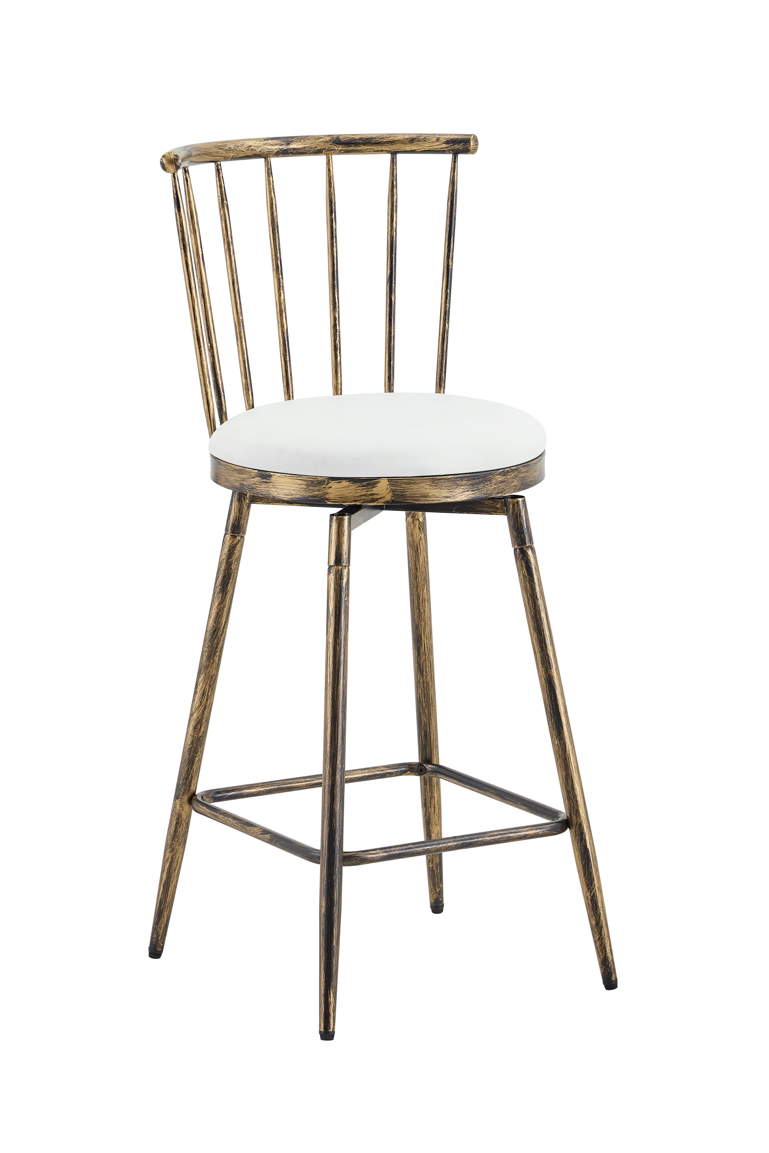Industrieller Barhocker Windsor-Stil gepolstert