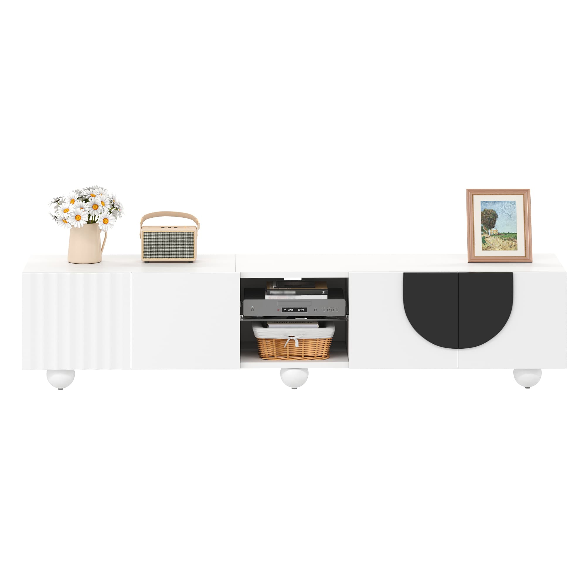 Modernes TV-Lowboard 180 cm mit Design