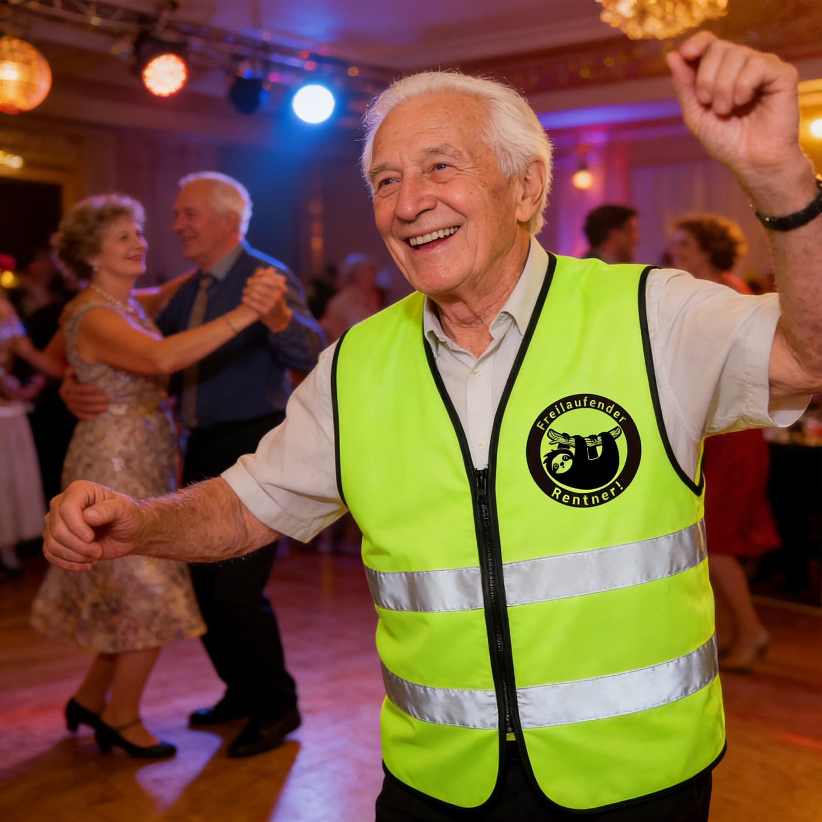 Gilet festif retraite et fête d'adieu
