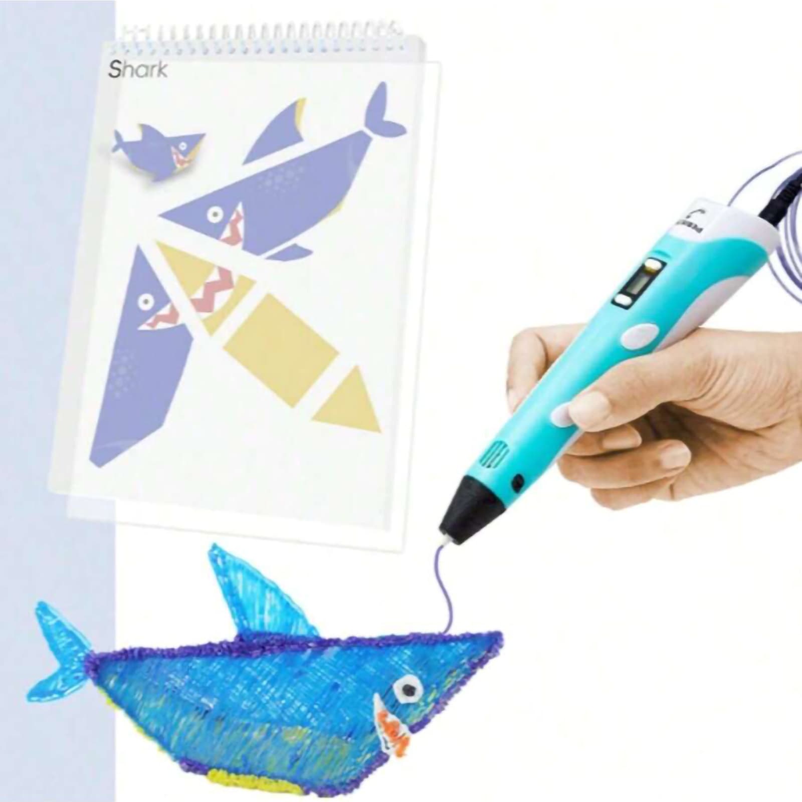 3D Pen Coloring Book with 40 Templates on Thick Paper
