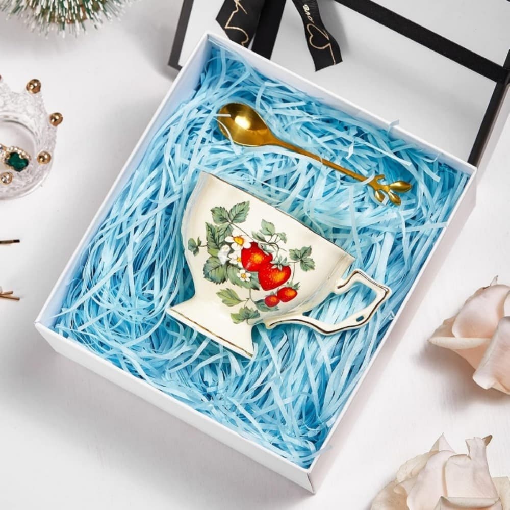 Blue Paper Strips for Decoration, 200 g