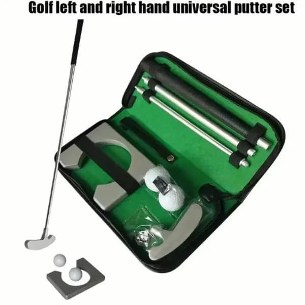 Tragbarer Golfputter für Rechtshänder mit Tasche