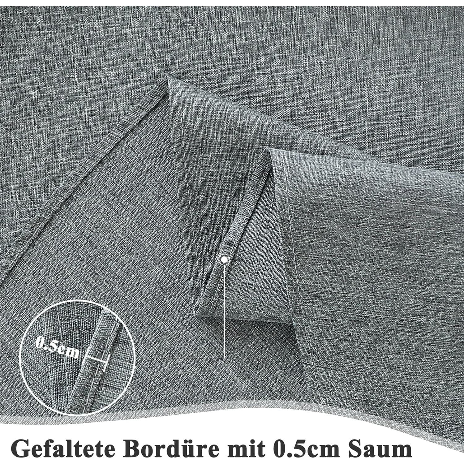 Mantel gris 135x180 cm interior exterior