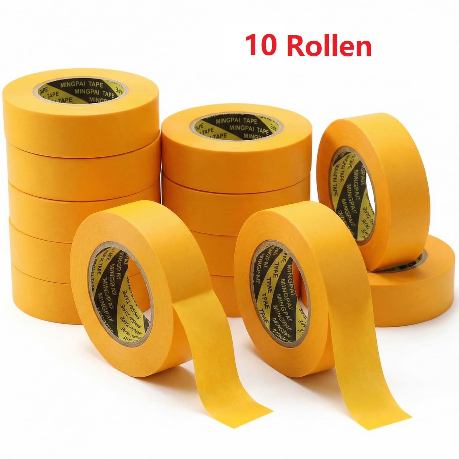 Abklebeband Set 10 Rollen 30 mm x 12 m