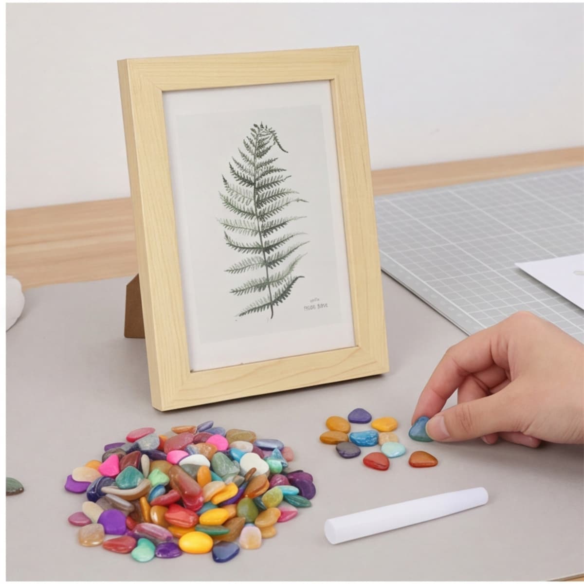 DIY Picture Frame Craft Kit Mosaic Style
