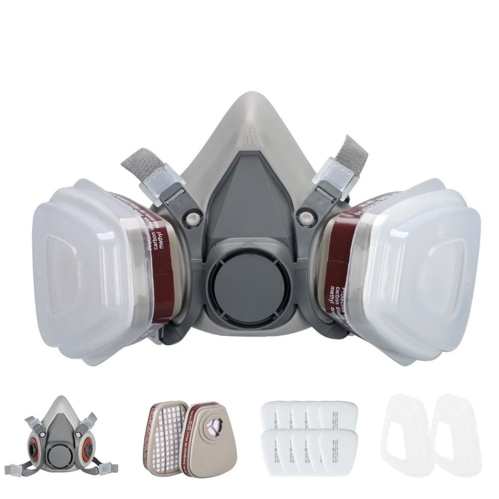 Wiederverwendbare Halbmaske mit Filter 15-in-1-Set