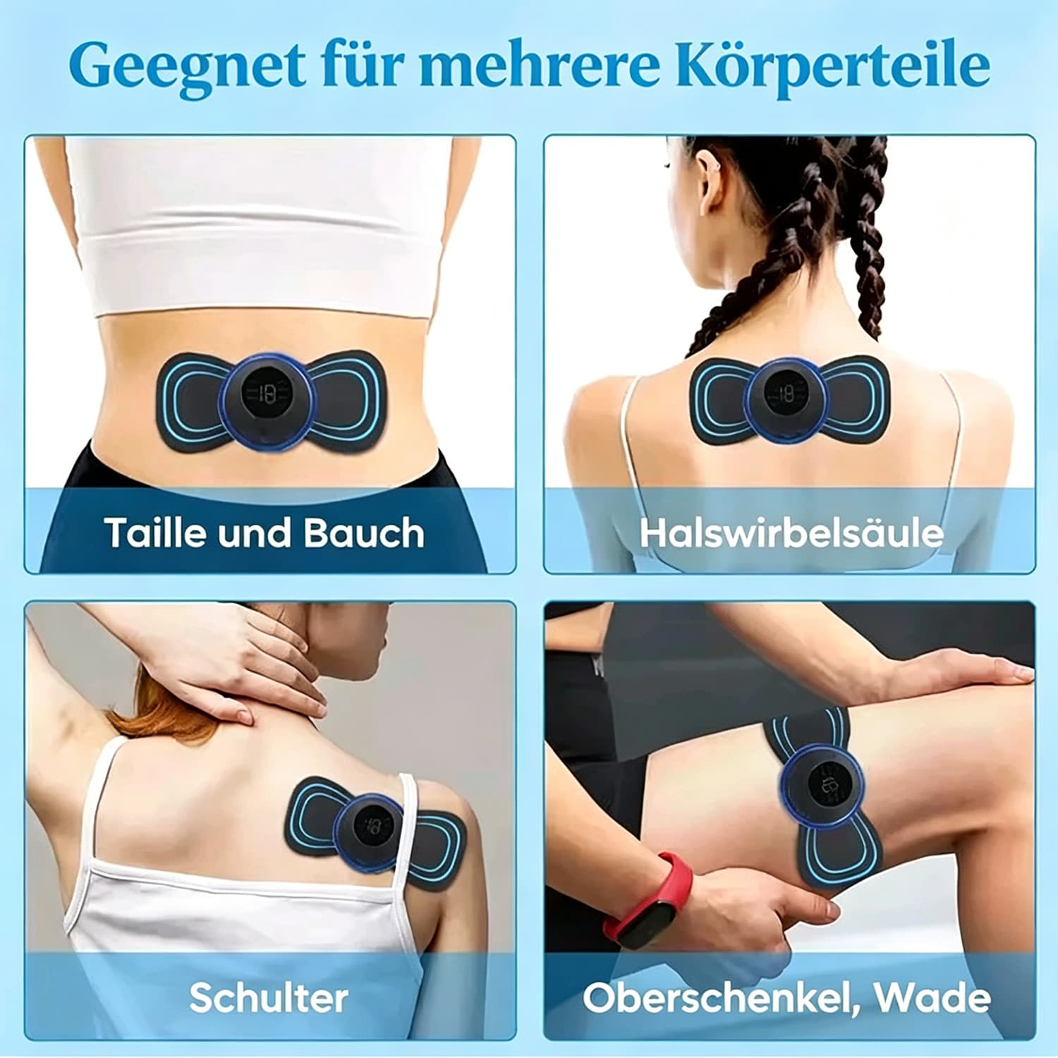 Mini masajeador cervical EMS para cuello y nuca