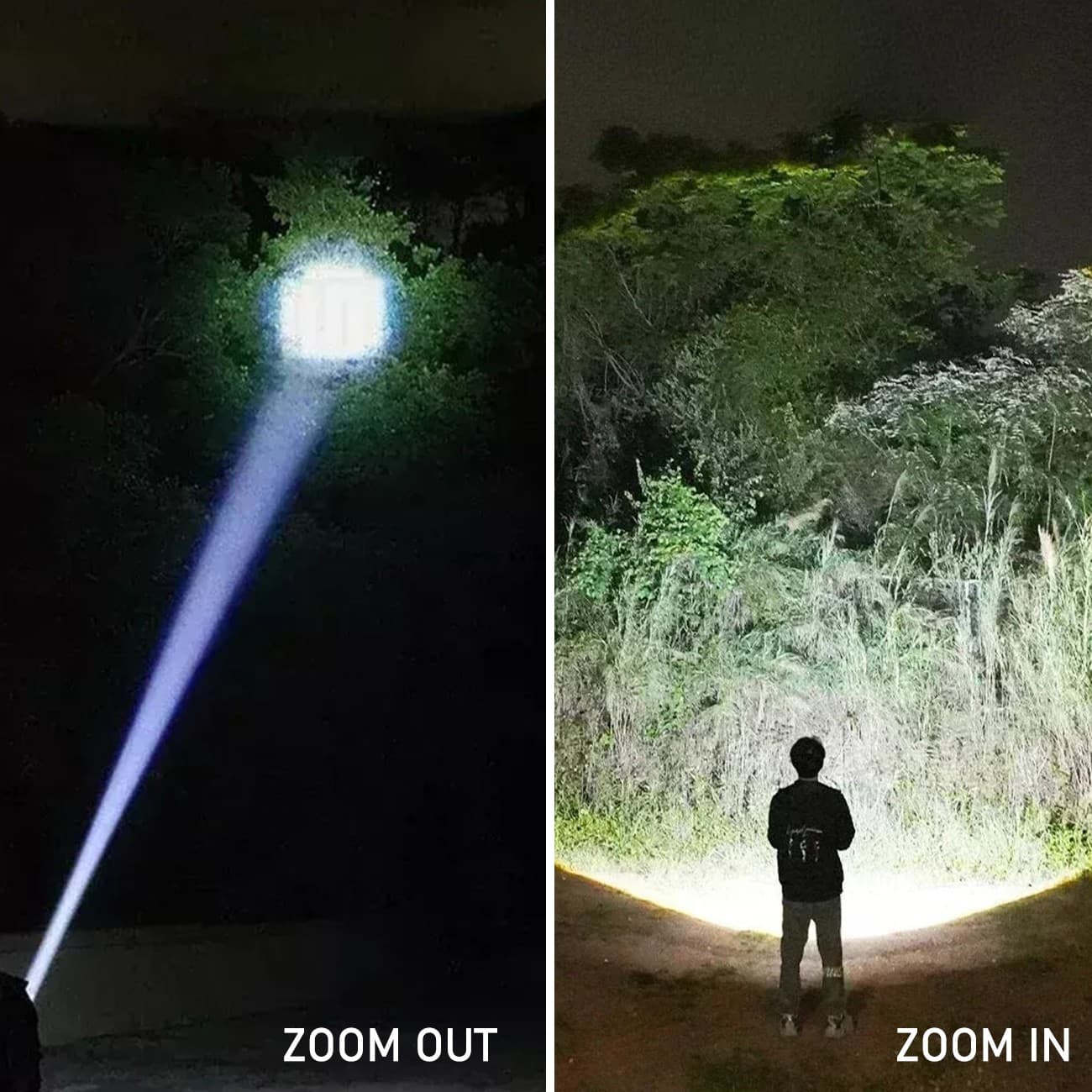Pack 2 linternas LED recargables alta potencia