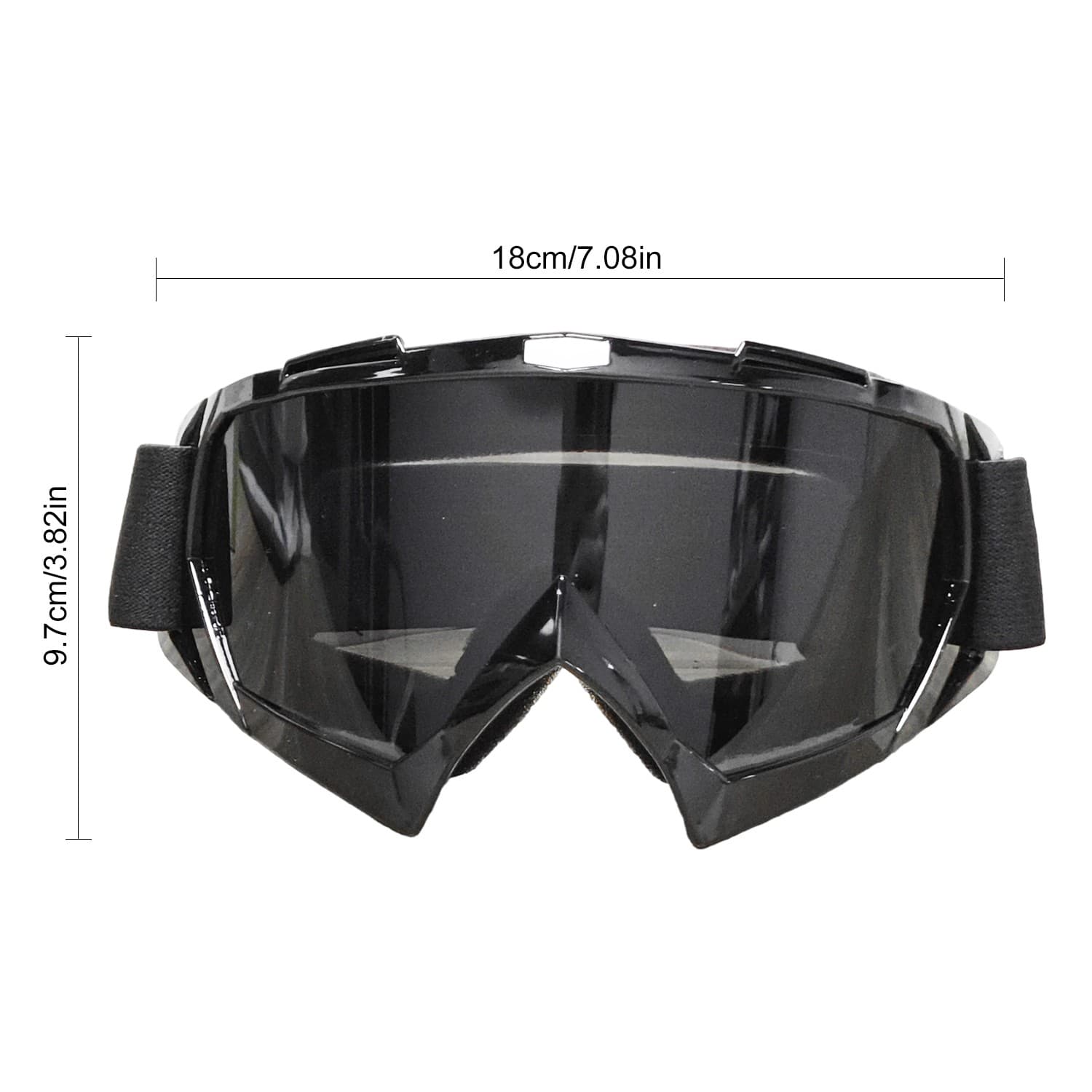 Lunettes ski et moto claires à porter par-dessus