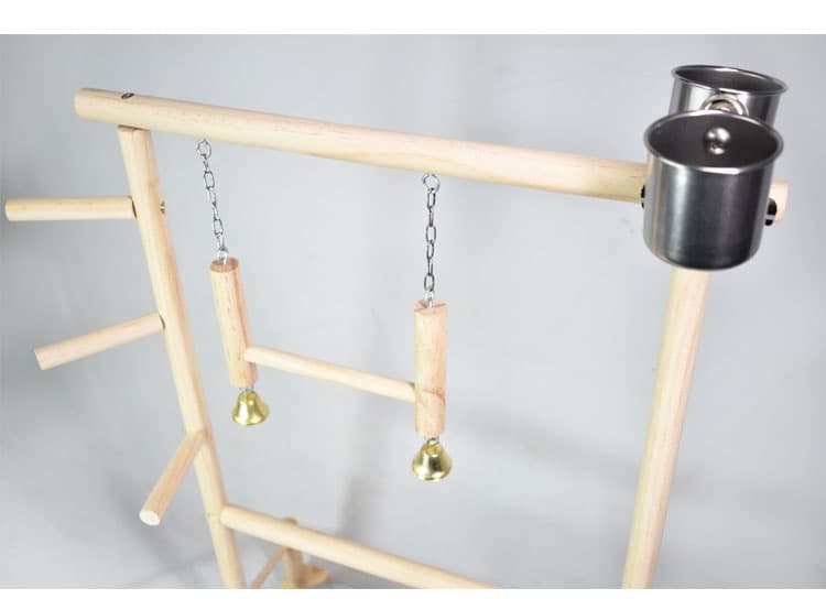 Legno Solido Giocattolo Swing Scala Ripiano Peonia Xuan Strato Doppio Acciaio Inossidabile Scatola del Cibo