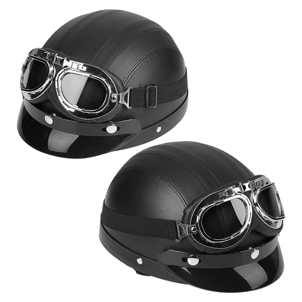 Unisex Retro Scooter Helmet with Ear Protection