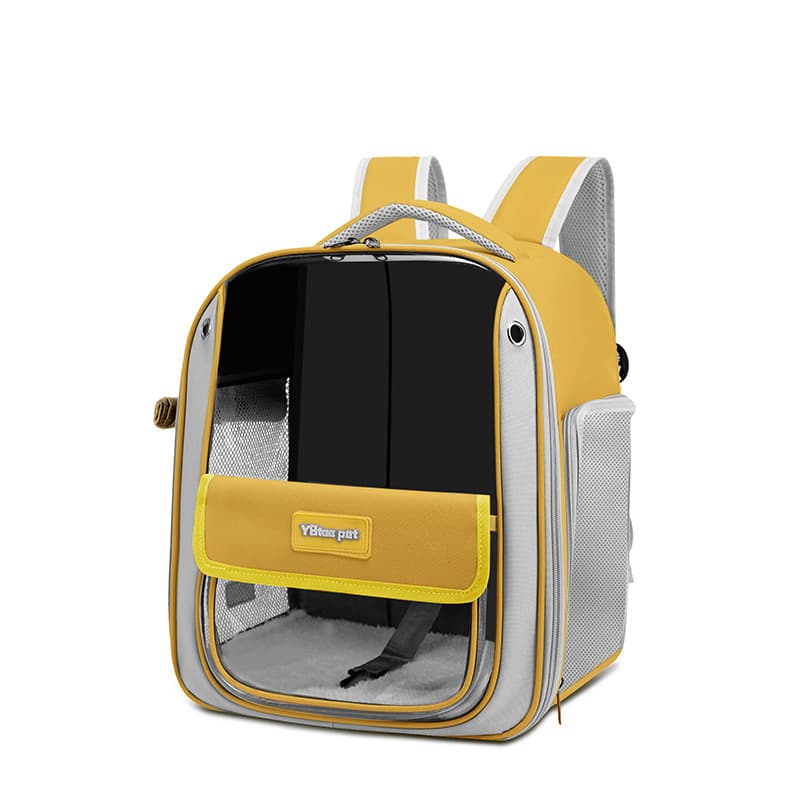 Bolsa de gato de gran capacidad transpirable ligera panorámica para mascotas