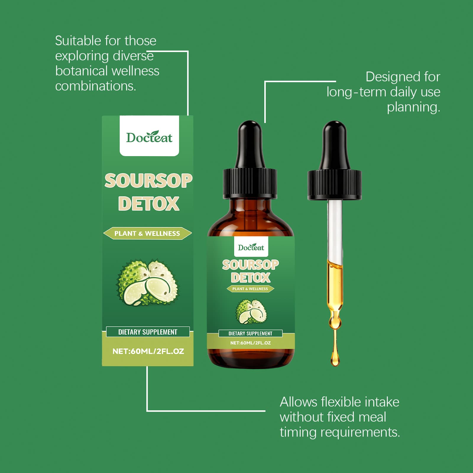 Gocce nutritive della pianta di Graviola