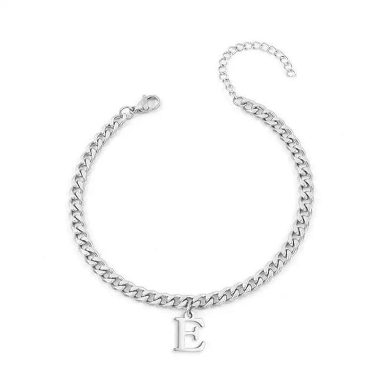 bracelet من الفولاذ المقاوم للصدأ جديد إبداعي للرجال مع الحروف