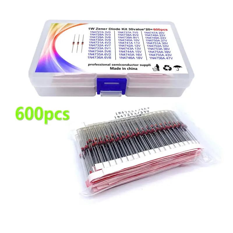 30 المواصفات 1W Zener Crystal Glass Zener Diode