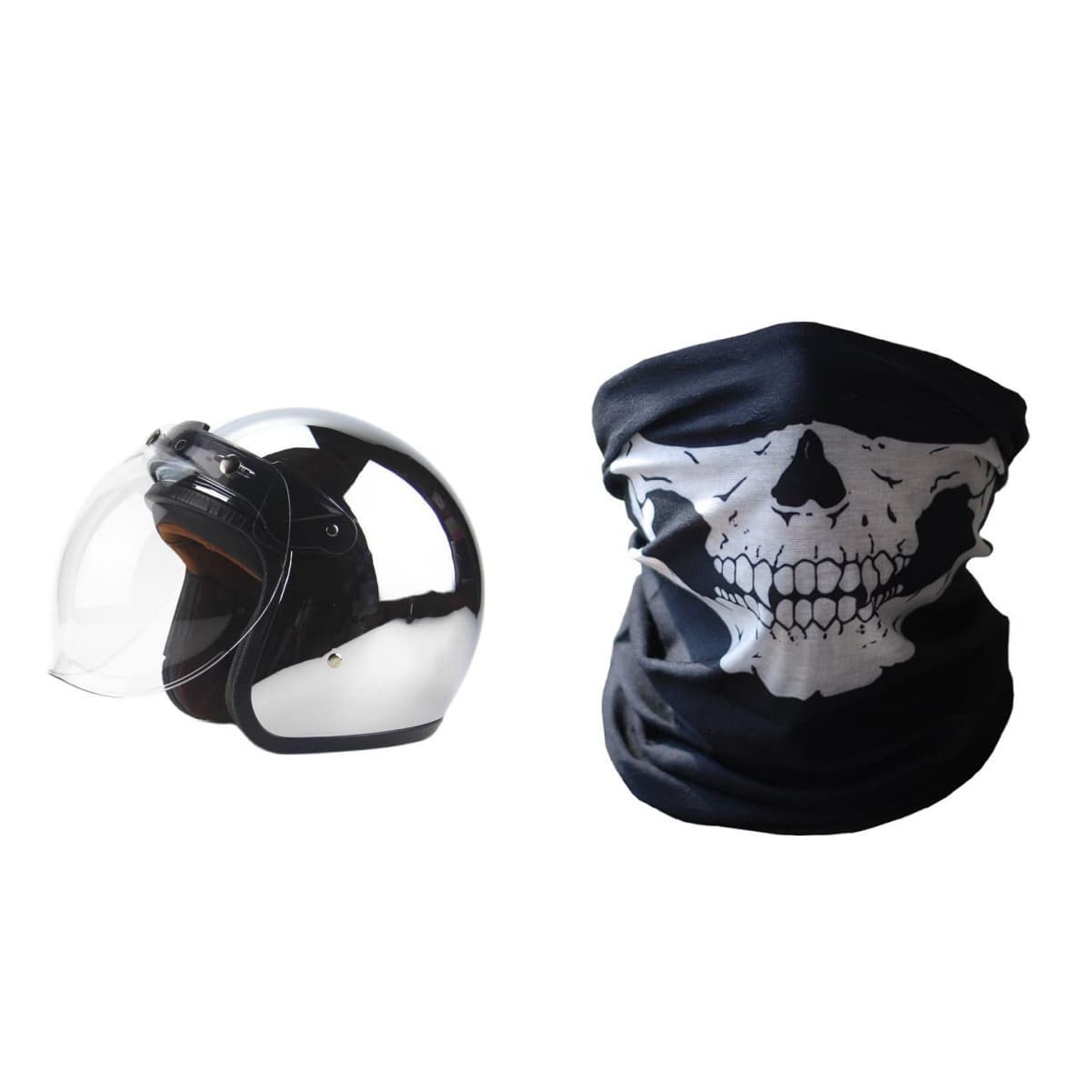 Casco retrò elettrico a batteria veicolo specchio riflettente