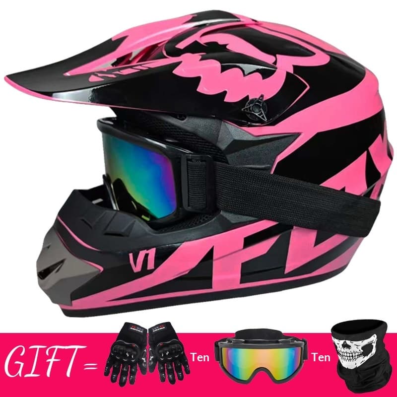 Yamamoto Off-Road Racing AM Casco da mountain bike a copertura totale fuoristrada