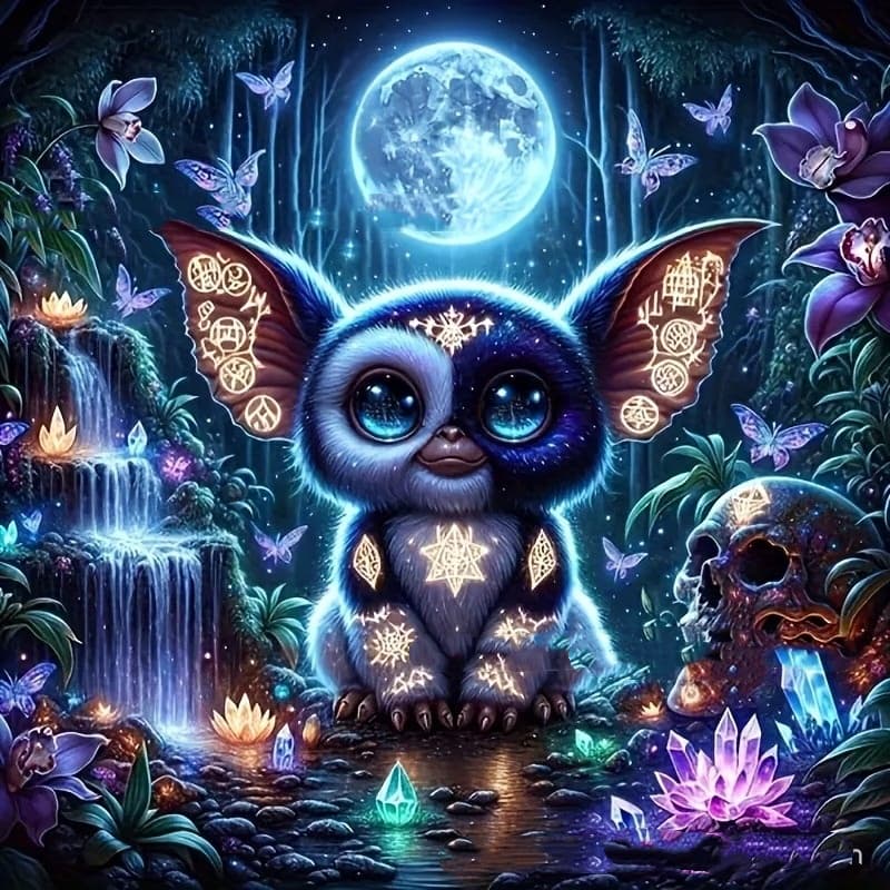 DIY Diamantmalerei Little Owl Katzen-Serie