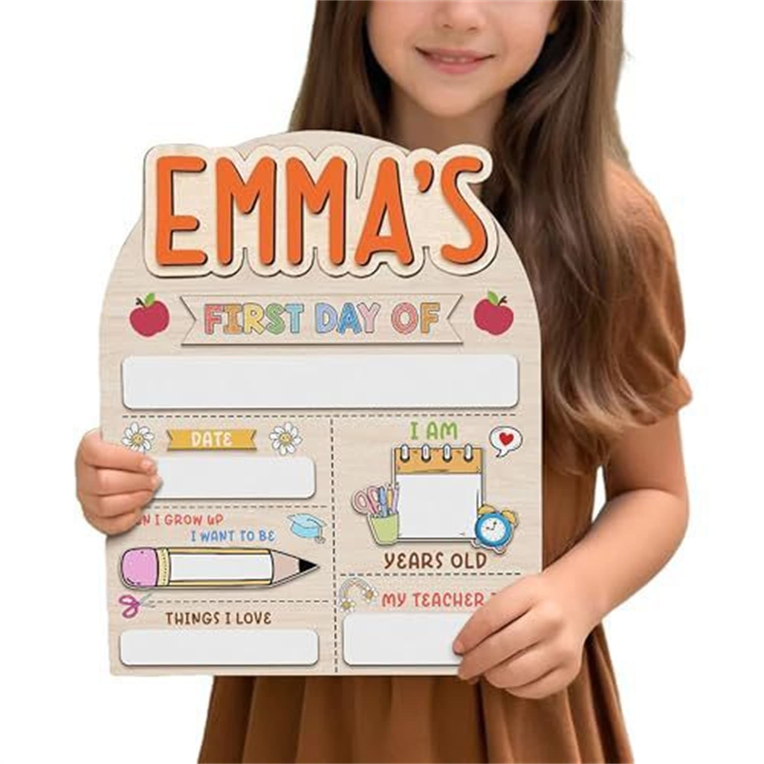 Day One Return-to-School Schild