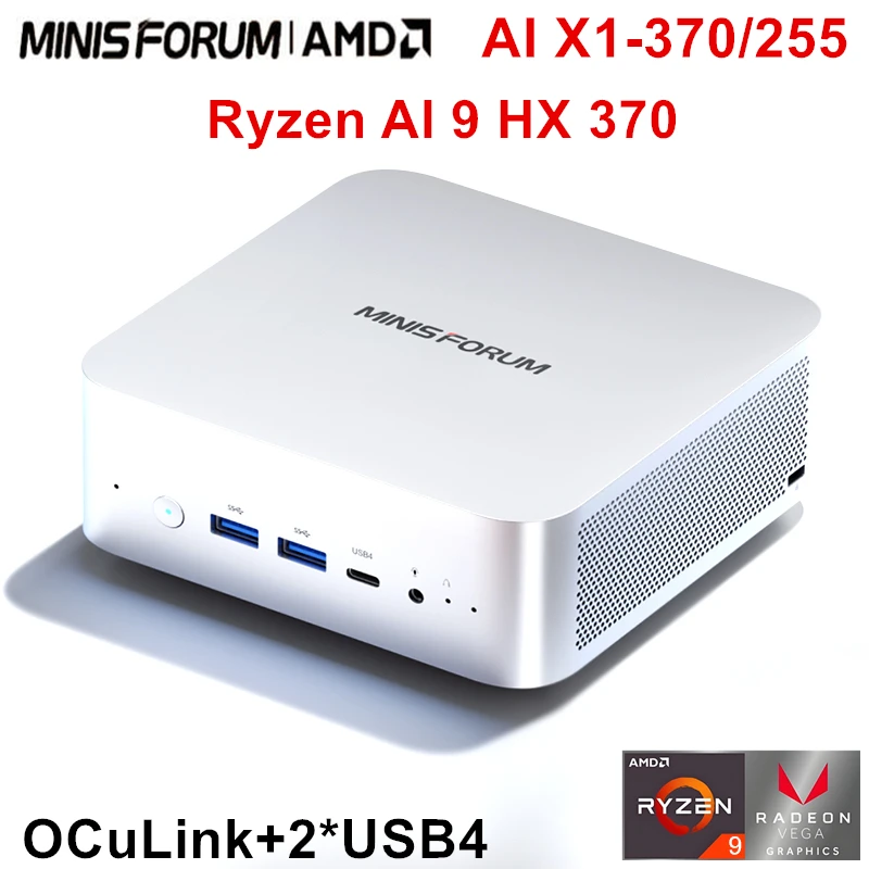 MINISFORUM AI 9 HX 370/R7: AMD Radeon 890M & AI Copilot