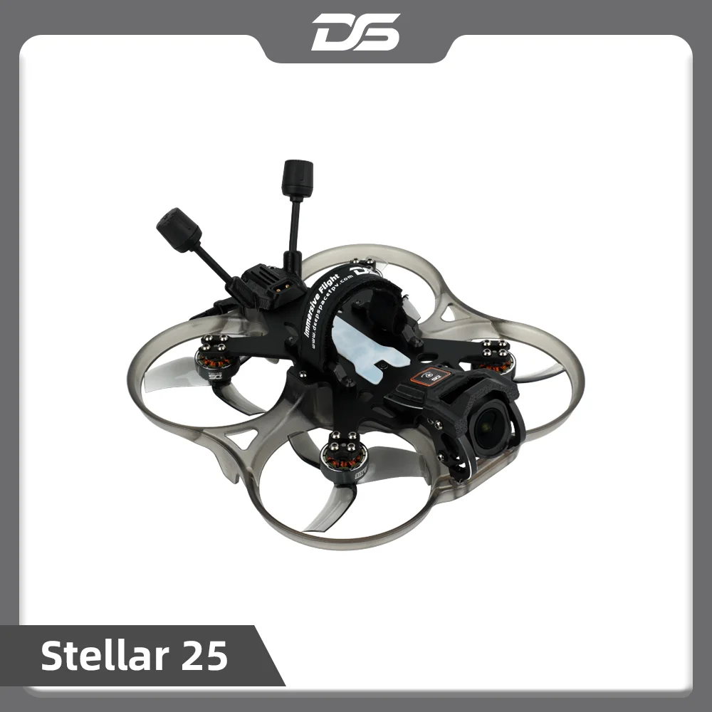 EspaceProfond Stellar 25 Drone HD 2,5 po O4PRO/Sans Cam VTX-Version FPV-Drone-Quadricoptère avec Moteur Aether 1404 sous 180 g