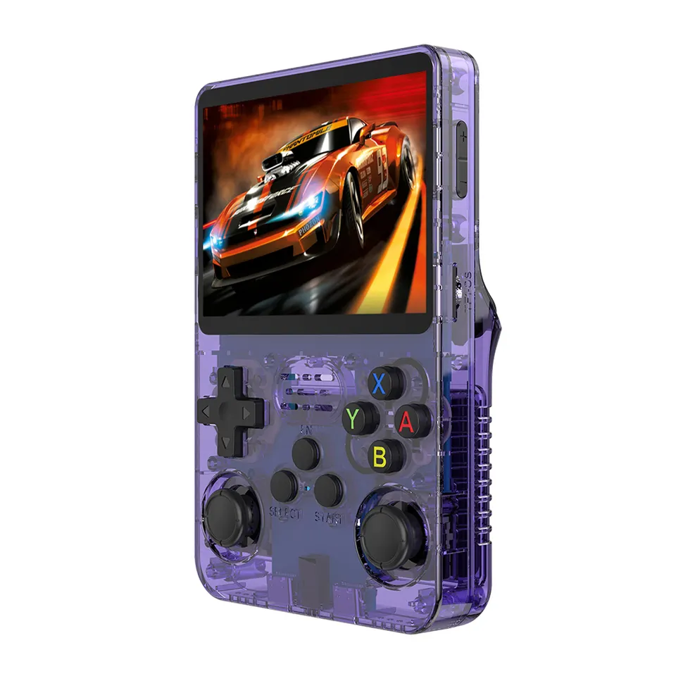Console di gioco portatile retrò BOYHOM R36S - IPS da 3,5 pollici, Linux, 64 GB, oltre 10.000 giochi retrò