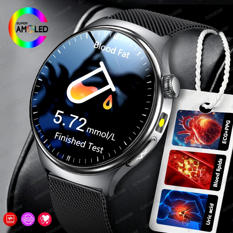 Gesundheits-Smartwatch für Männer und Frauen mit EKG-Funktion