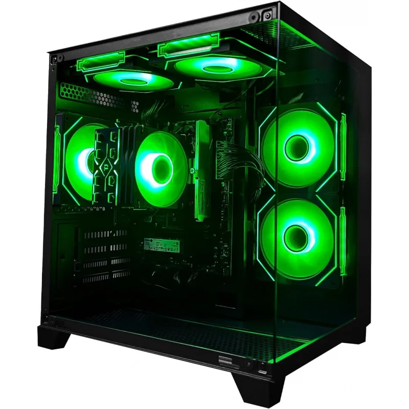 Desktop di gioco PC - Ryzen 7 5700G - RAM 16 GB 3200 MHz DDR4 - 1 TB M.2 - Torre preassemblata - Alimentatore 550 W Bronzo - Raffreddamento ARGB