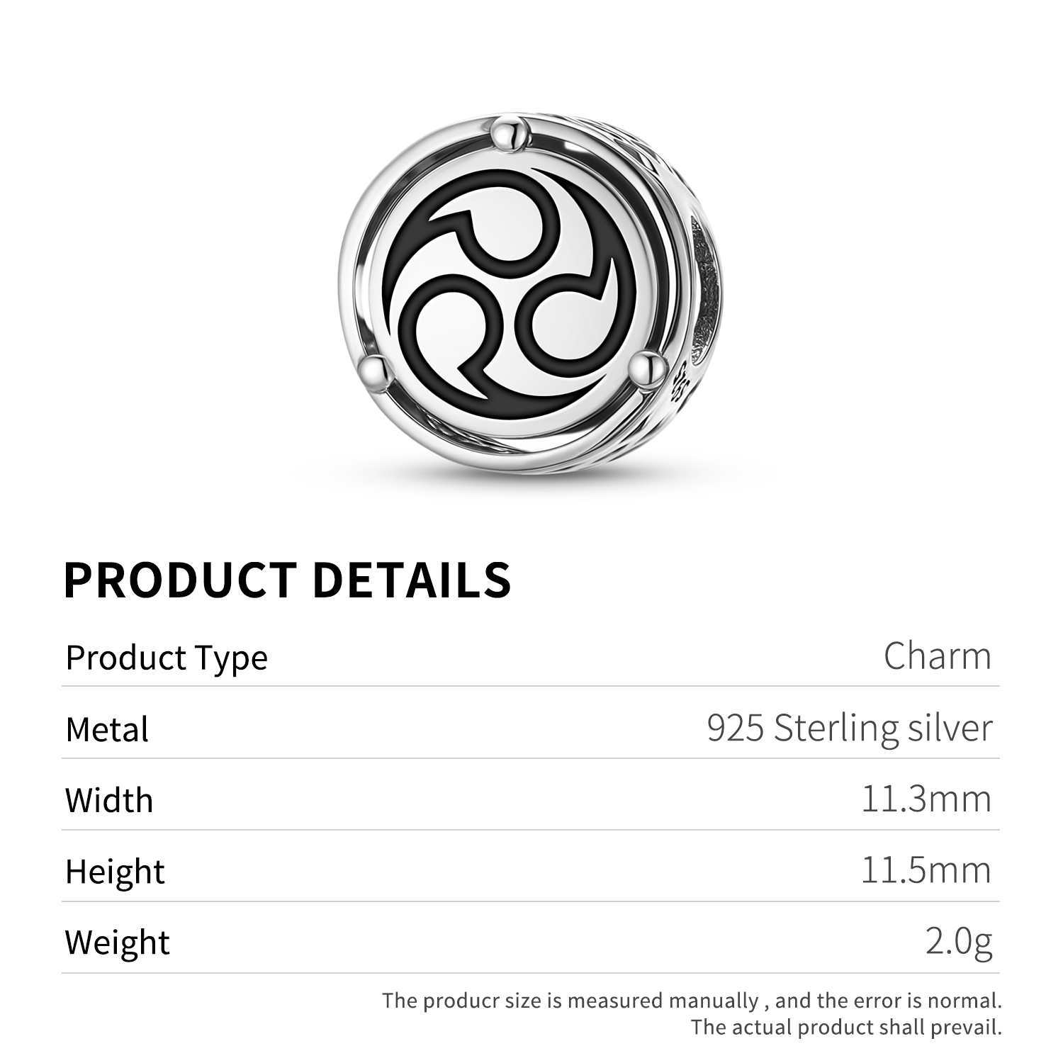 925 Sterling Silber Japanische Kobayakawa Takakage Charms