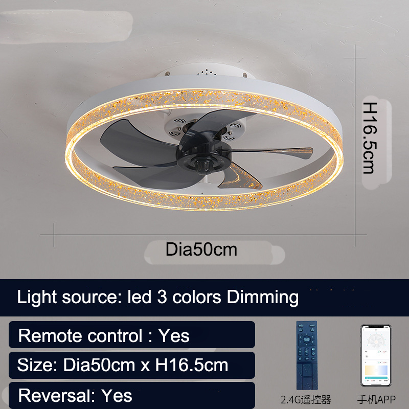 Nordic Ceiling Fan mit Fernbedienung - 110V