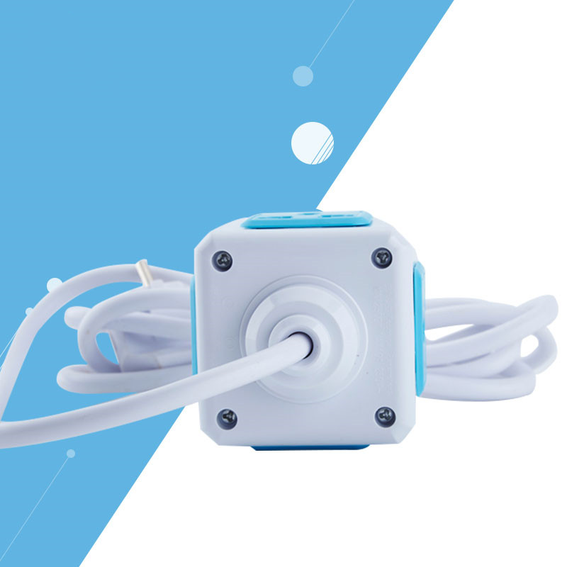 Presa 13A multifunzione Cube Socket Smart USB creativa standard britannico per la casa