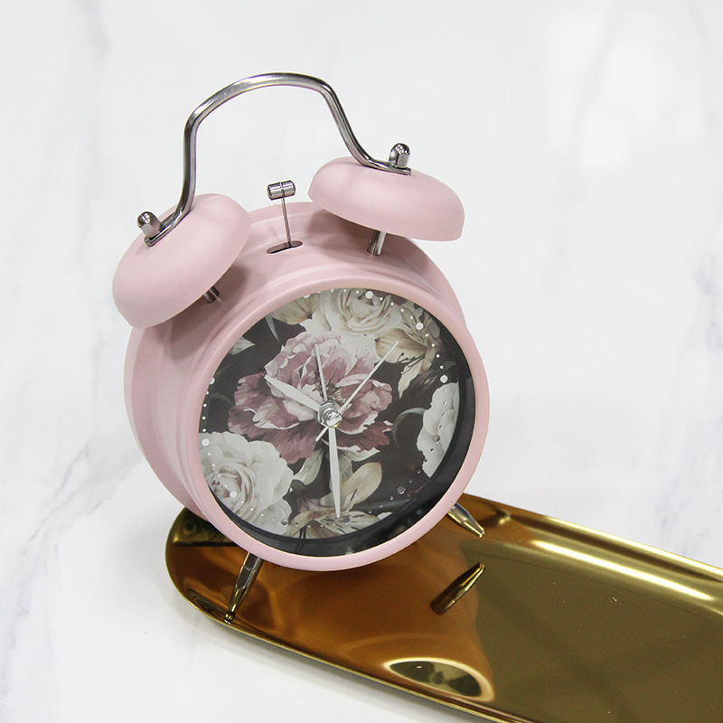 Retro Cute Little Alarm Clock - Student Household Bedroom Seconds Plastic