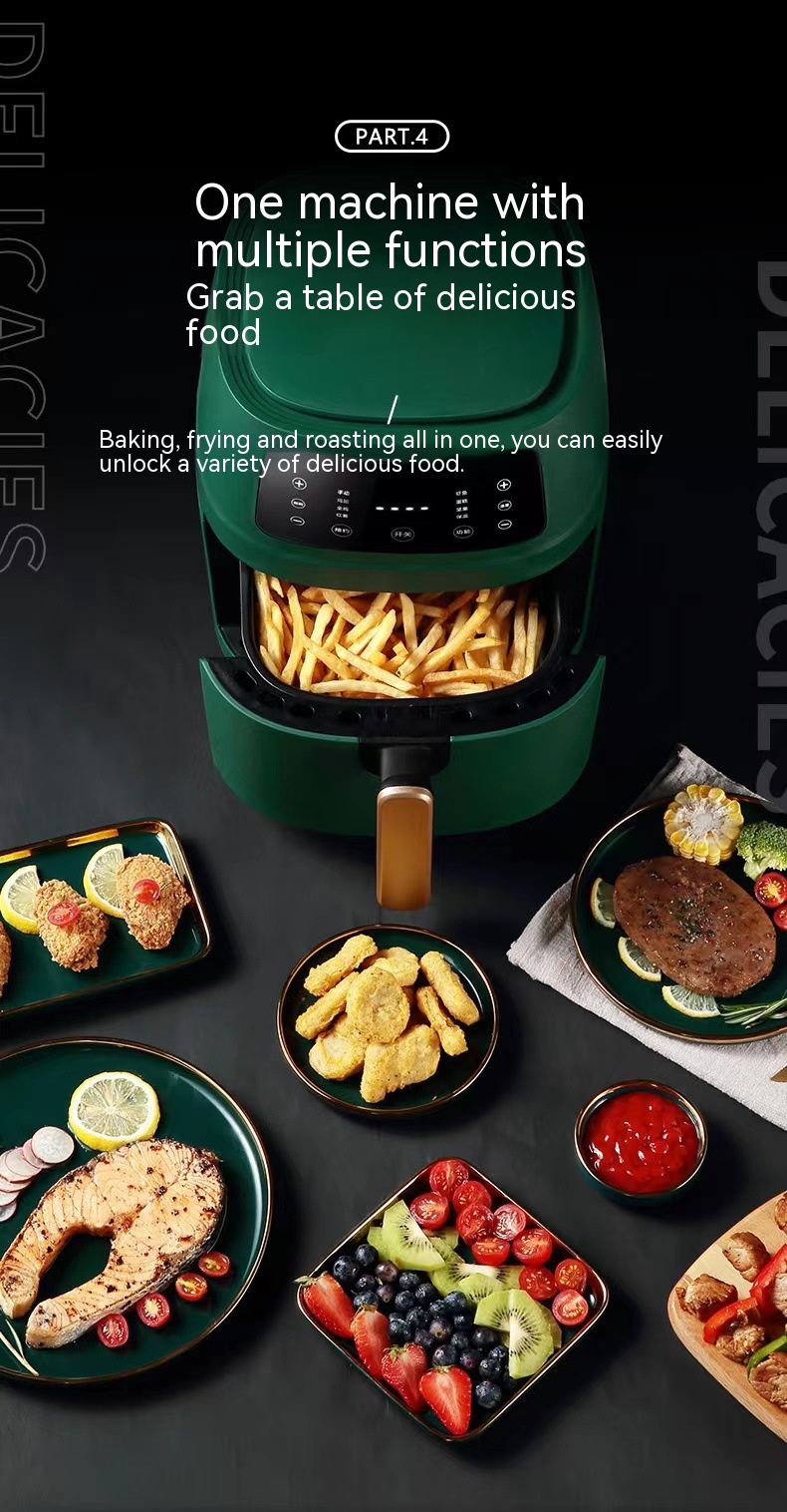 8L-Luftfritteuse-Back-Chips-Maschine-Tiefbratpfanne