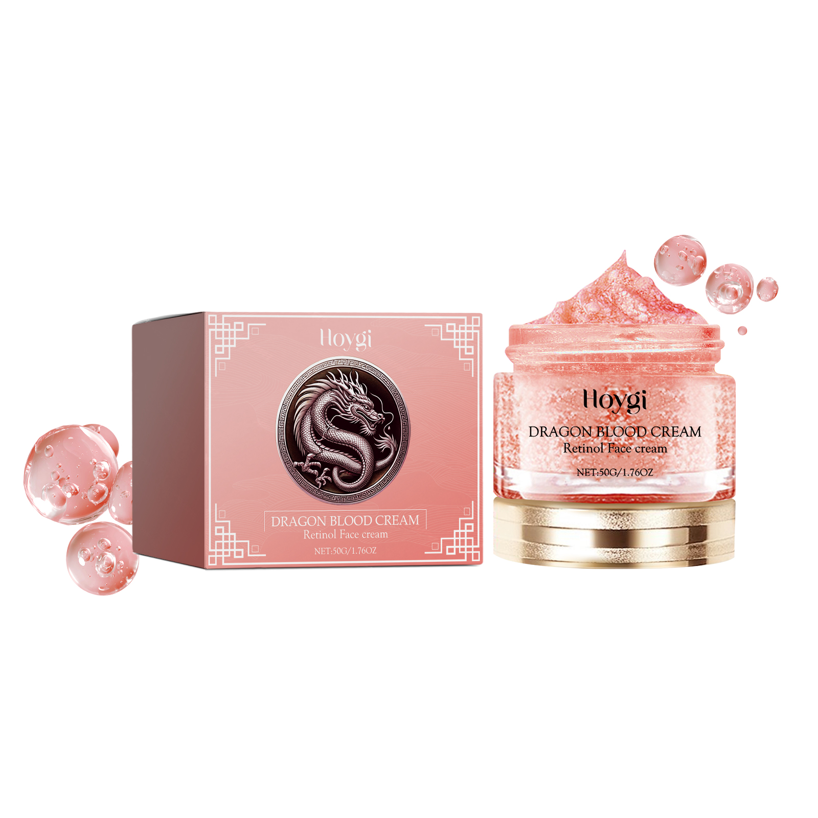 Hoygi Retinol Gesichtscreme - Strafft die Haut, mildert feine Linien