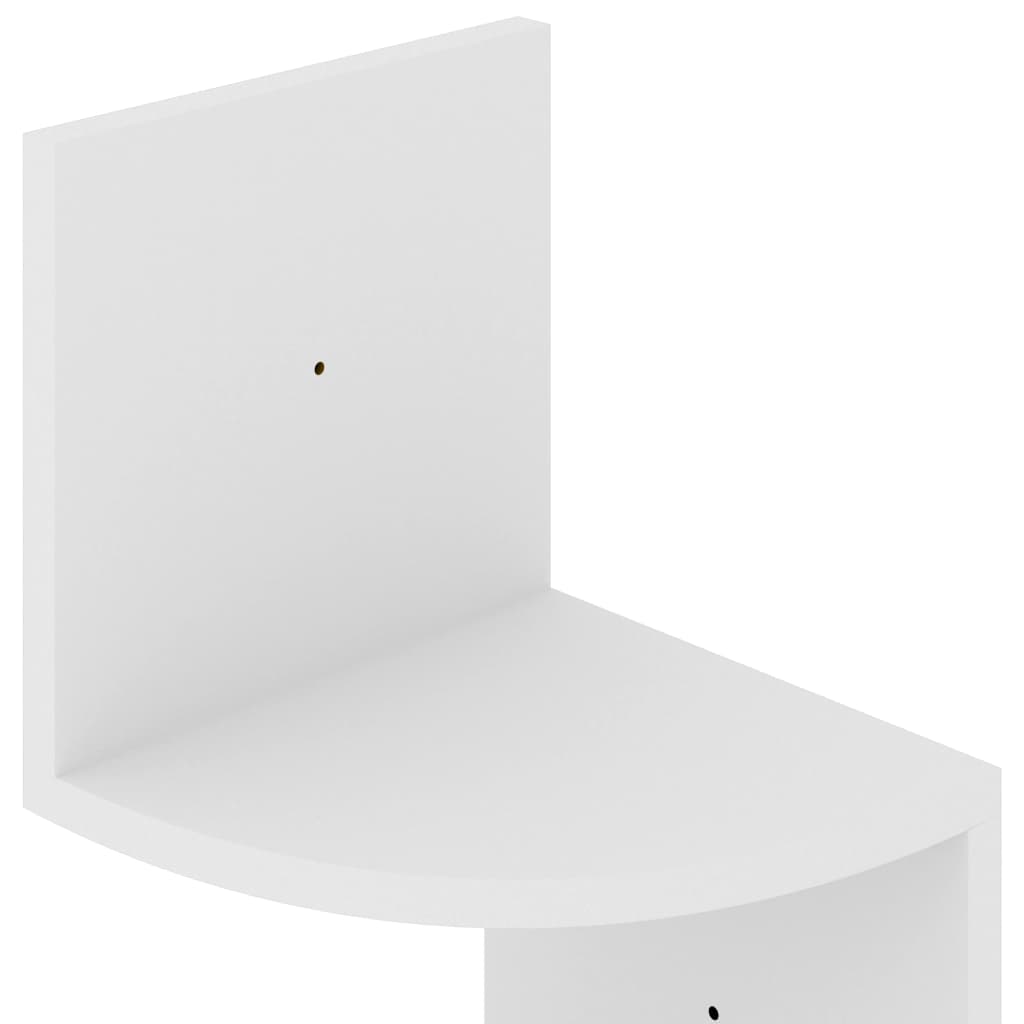 Eckregal Wand Concrete Grey Holzwerkstoff