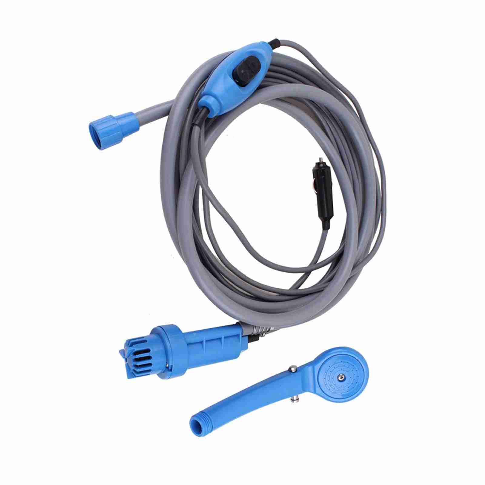 Portable Campingdusche mit einstellbarem Wasserstrahl und 2,5 L/min