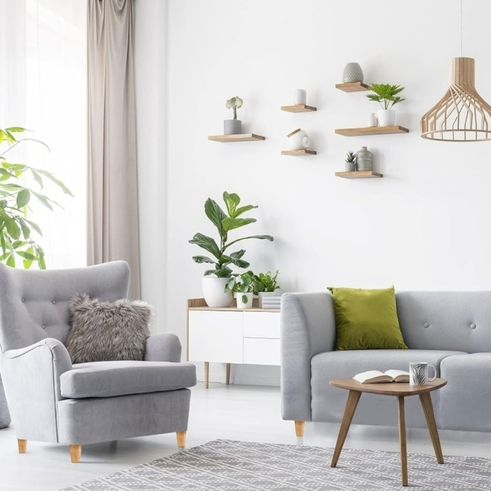 Set di gambe per mobili in legno con accessori di installazione - 4 gambe, viti, rondelle e piatti metallici per migliorare i mobili - Accessori per attrezzo manuale