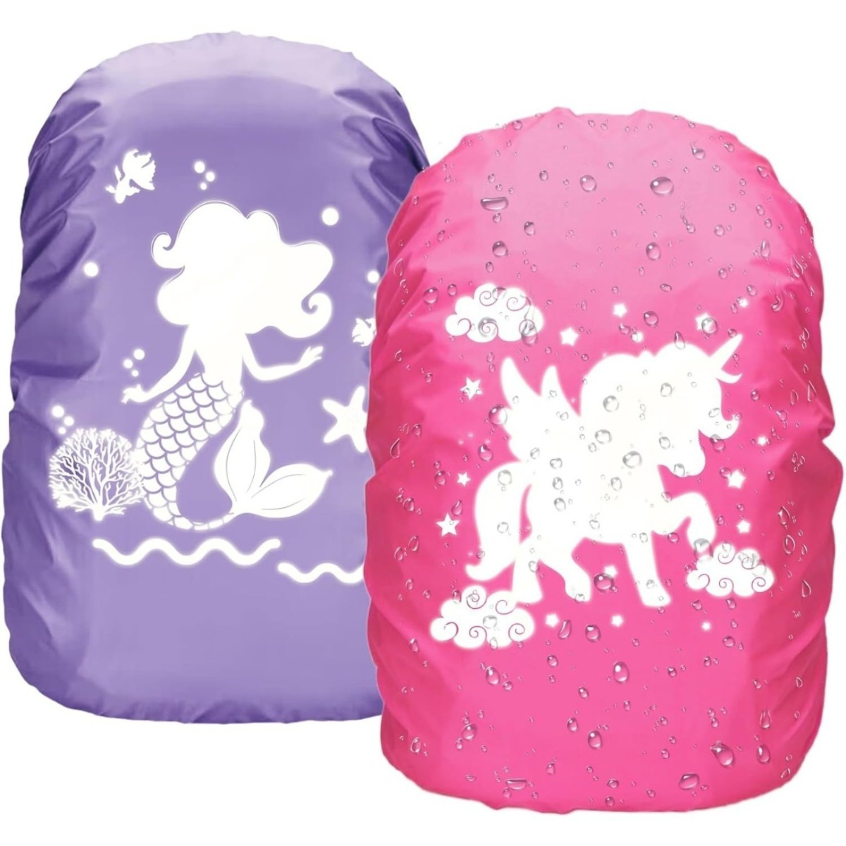 Rain Cover For School Bags And Backpacks - Lightweight And Easy To Put On - Practical Companion For On-the-Go