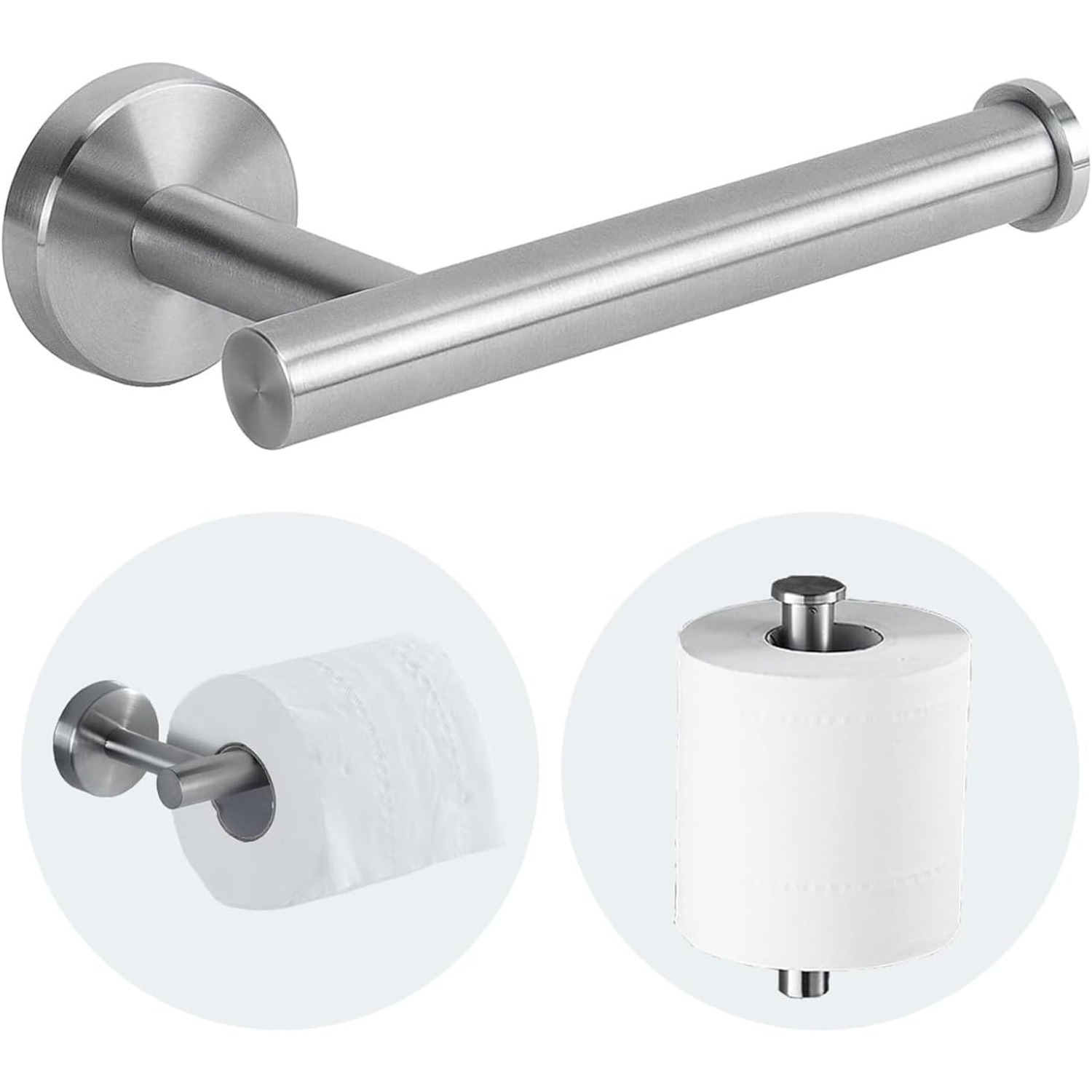Wand-Toilettenpapierhalter mit 3M-Klebepad ohne Bohren