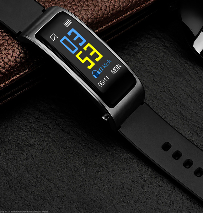 Bluetooth-Smartarmband mit Farbdisplay und Anrufunktion