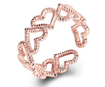Herzfrmige Schmucksets aus Sterling Silber