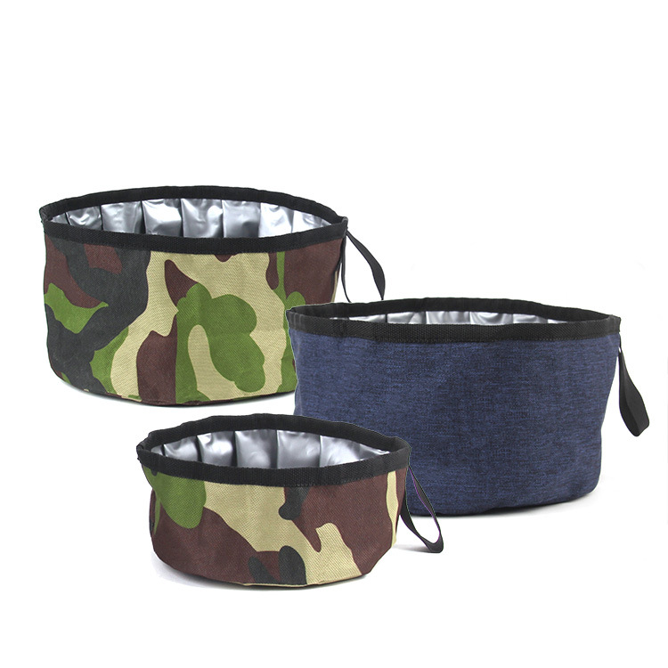 Oxford Cloth Outdoor Dog Food Bowl - Faltbarer Futternapf