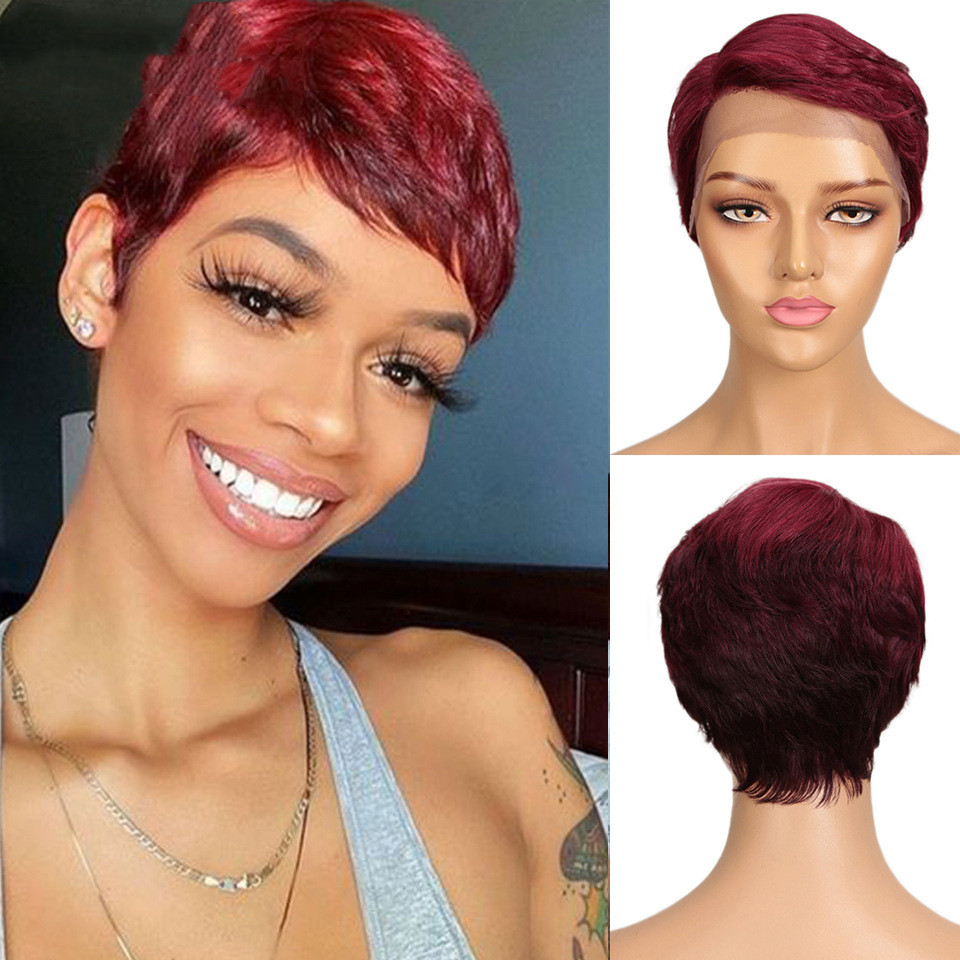 Europa und die Vereinigten Staaten 613 Rebecca Short Real Hair Headgear